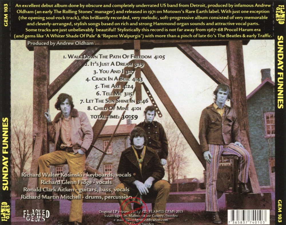 Audio CD: Sunday Funnies (1971) Sunday Funnies Audio CD: Sunday Funnies (1971) Sunday Funnies