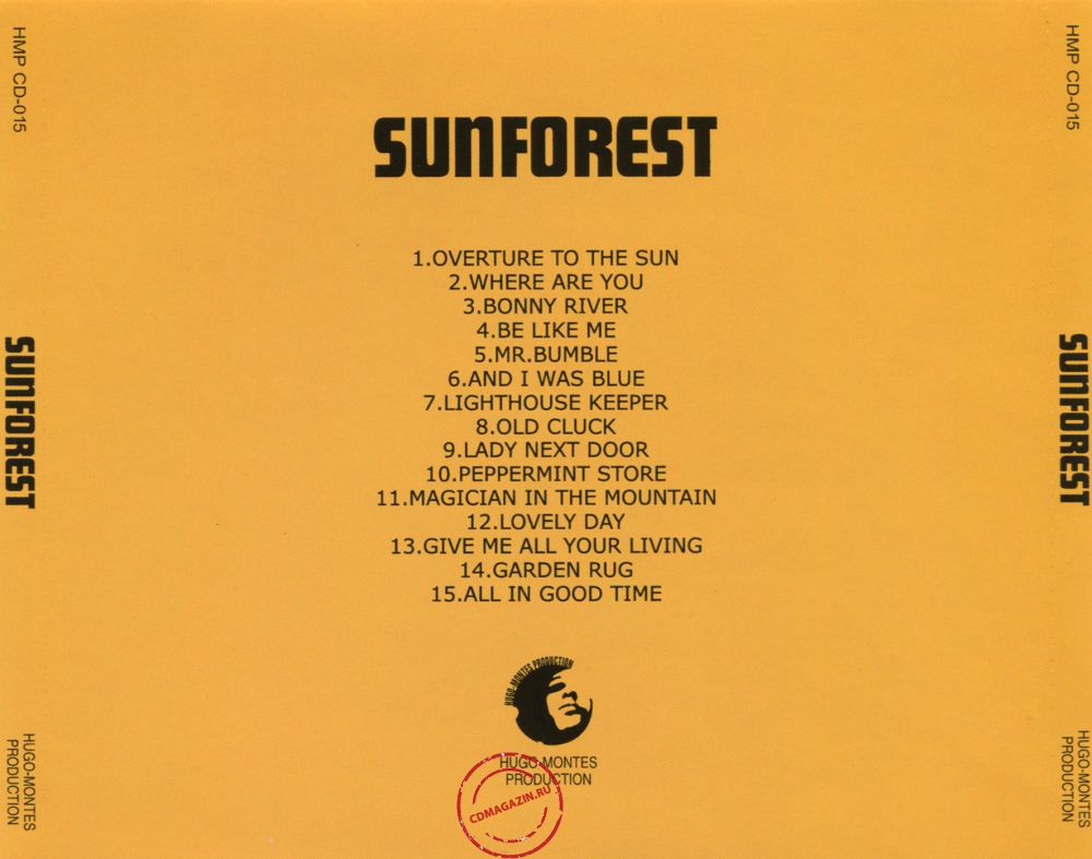 Audio CD: Sunforest (1969) Sound Of Sunforest Audio CD: Sunforest (1969) Sound Of Sunforest