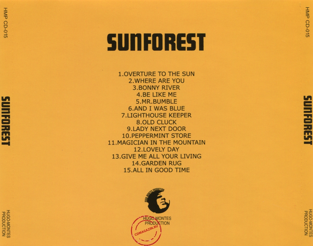 Audio CD: Sunforest (1969) Sound Of Sunforest