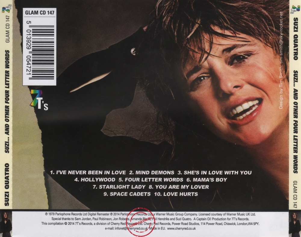 Audio CD: Suzi Quatro (1979) Suzi... And Other Four Letter Words Audio CD: Suzi Quatro (1979) Suzi... And Other Four Letter Words