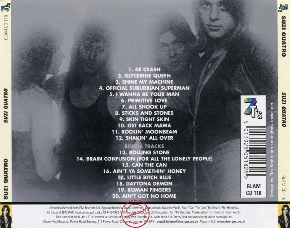 Audio CD: Suzi Quatro (1973) Suzi Quatro Audio CD: Suzi Quatro (1973) Suzi Quatro