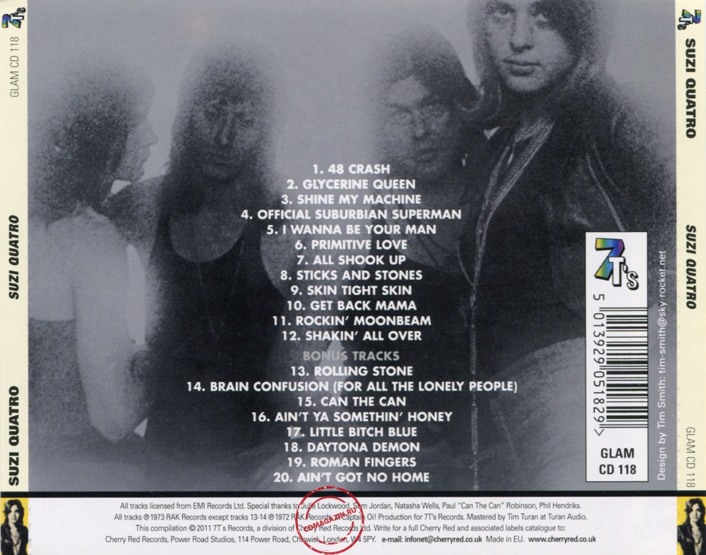 Audio CD: Suzi Quatro (1973) Suzi Quatro