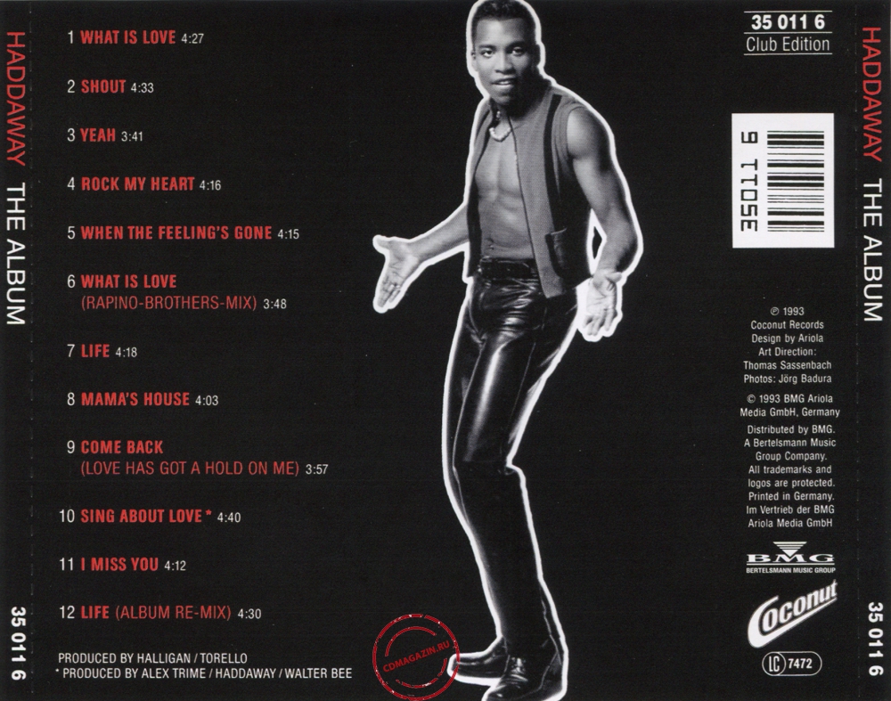 Audio CD: Haddaway (1993) The Album Audio CD: Haddaway (1993) The Album