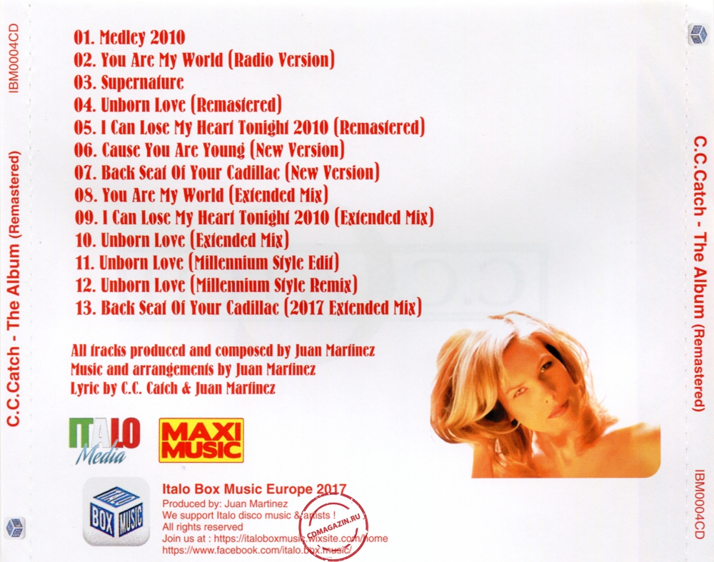 Audio CD: C.C. Catch (2017) The Album (Remastered) Audio CD: C.C. Catch (2017) The Album (Remastered)