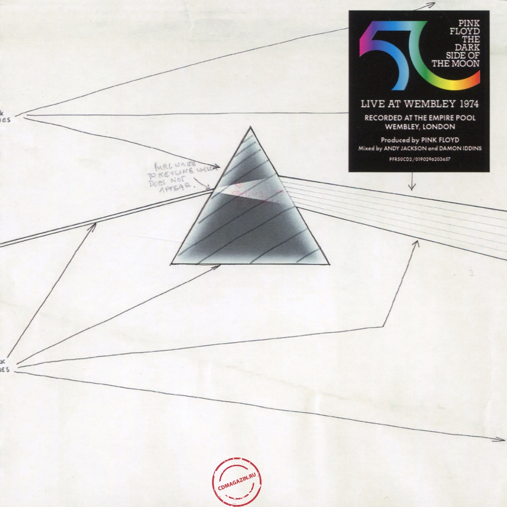 Audio CD: Pink Floyd (1974) The Dark Side Of The Moon Live At Wembley