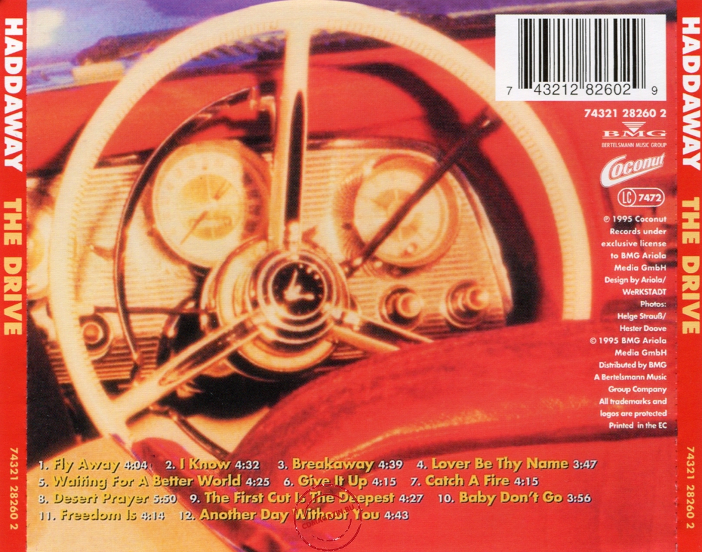 Audio CD: Haddaway (1995) The Drive Audio CD: Haddaway (1995) The Drive