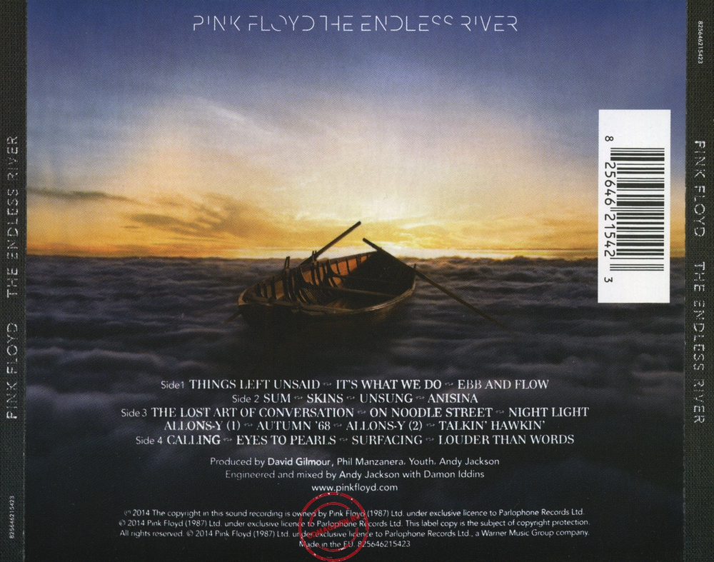 Audio CD: Pink Floyd (2014) The Endless River