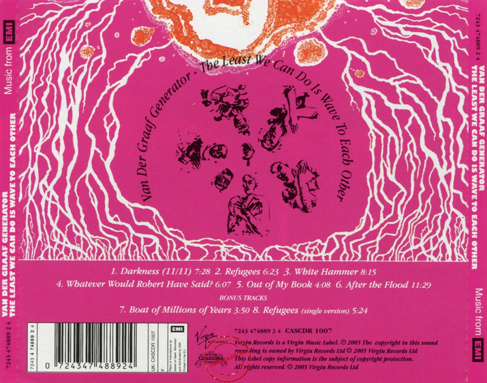 Audio CD: Van Der Graaf Generator (1970) The Least We Can Do Is Wave To Each Other Audio CD: Van Der Graaf Generator (1970) The Least We Can Do Is Wave To Each Other