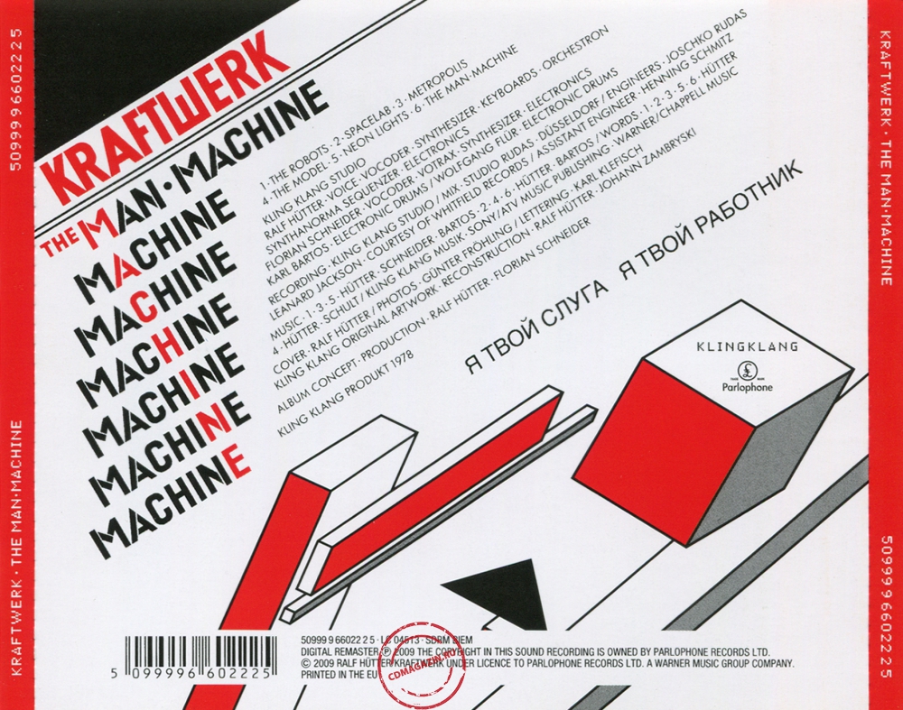 Audio CD: Kraftwerk (1978) The Man•Machine