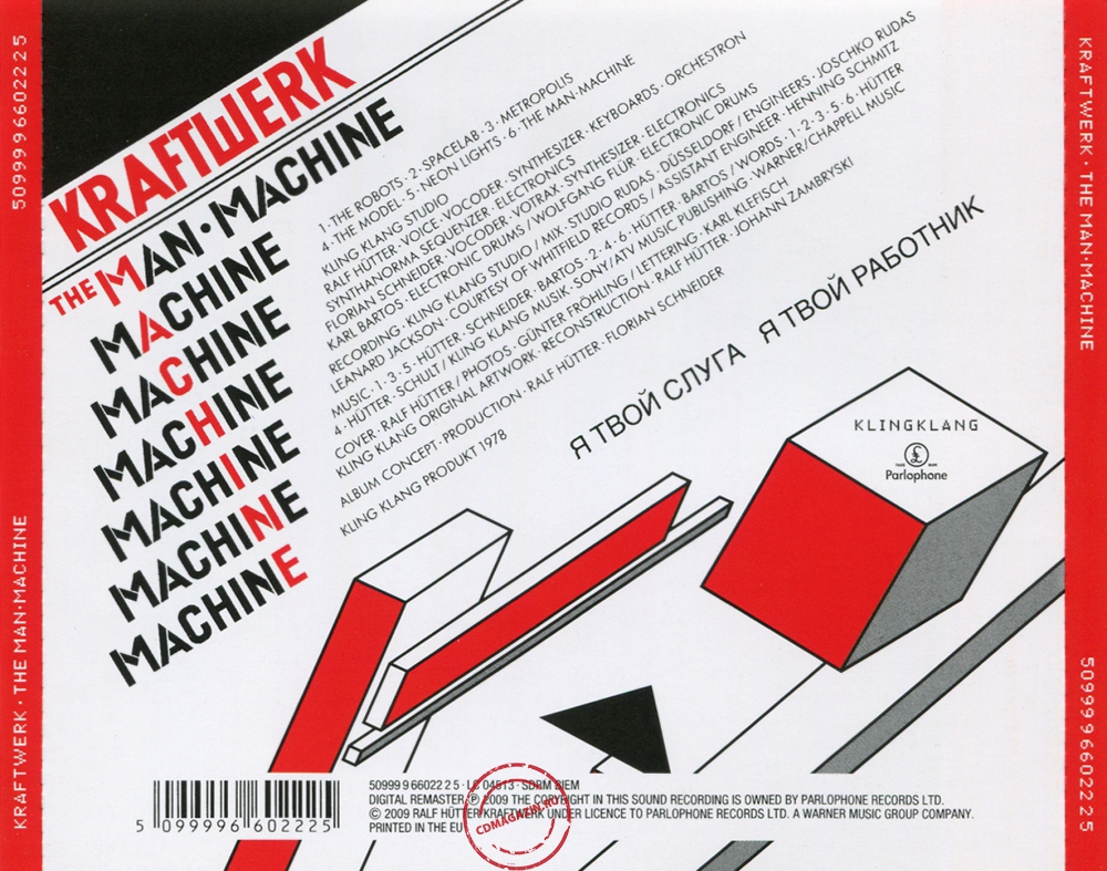 Audio CD: Kraftwerk (1978) The Man•Machine Audio CD: Kraftwerk (1978) The Man•Machine