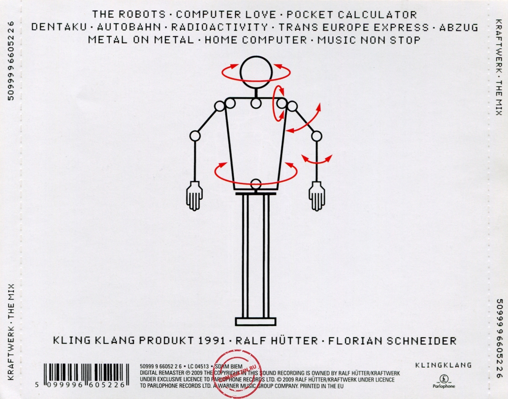 Audio CD: Kraftwerk (1991) The Mix Audio CD: Kraftwerk (1991) The Mix