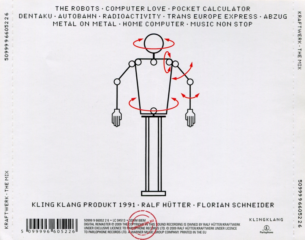 Audio CD: Kraftwerk (1991) The Mix