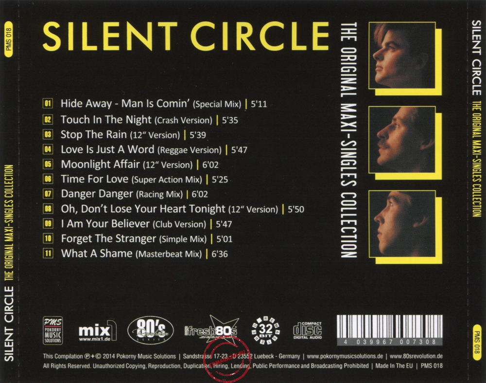 Audio CD: Silent Circle (2014) The Original Maxi-Singles Collection