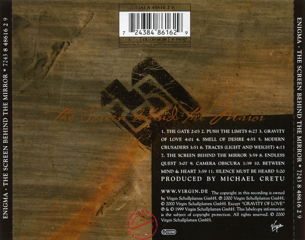 Audio CD: Enigma (1999) The Screen Behind The Mirror