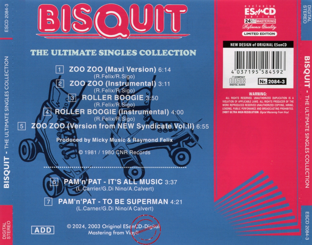 Audio CD: Bisquit (2003) The Ultimate Singles Collection