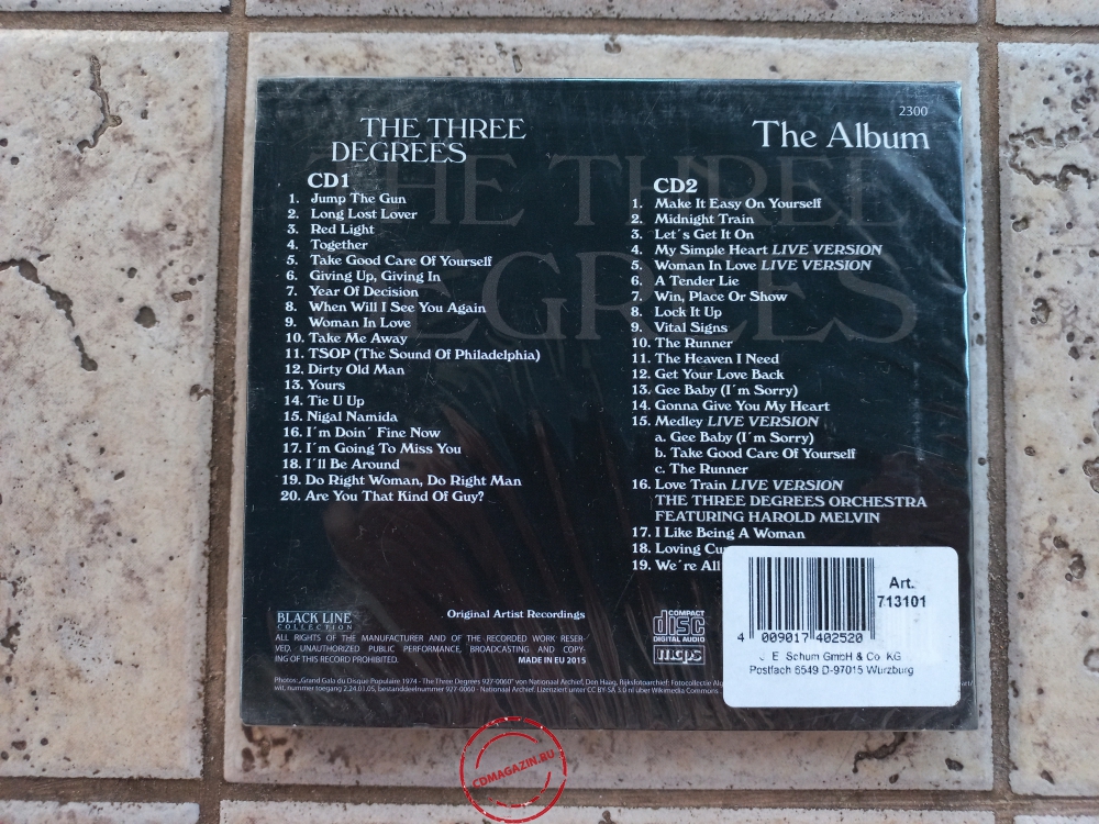 Audio CD: Three Degrees (2015) The Album