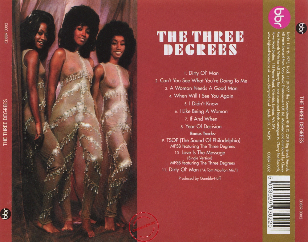 Audio CD: Three Degrees (1973) The Three Degrees Audio CD: Three Degrees (1973) The Three Degrees