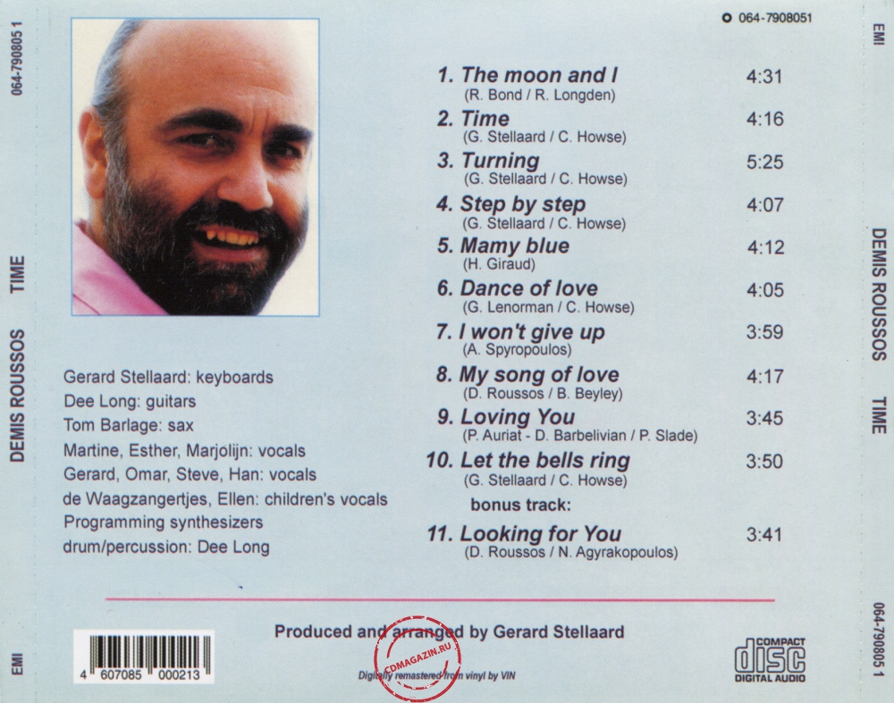 Audio CD: Demis Roussos (1988) Time Audio CD: Demis Roussos (1988) Time