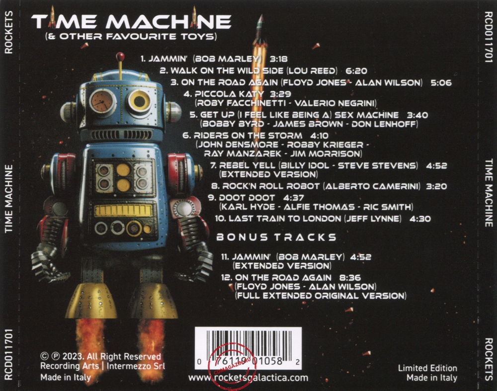 Audio CD: Rockets (2023) Time Machine Audio CD: Rockets (2023) Time Machine