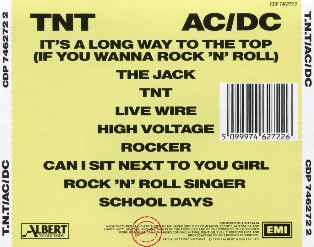 Audio CD: AC/DC (1975) T.N.T.