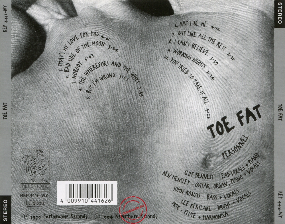 Audio CD: Toe Fat (1970) Toe Fat