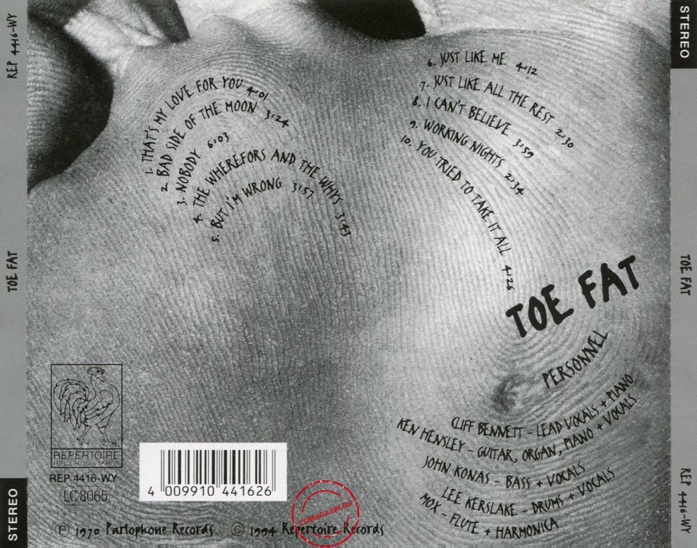 Audio CD: Toe Fat (1970) Toe Fat Audio CD: Toe Fat (1970) Toe Fat