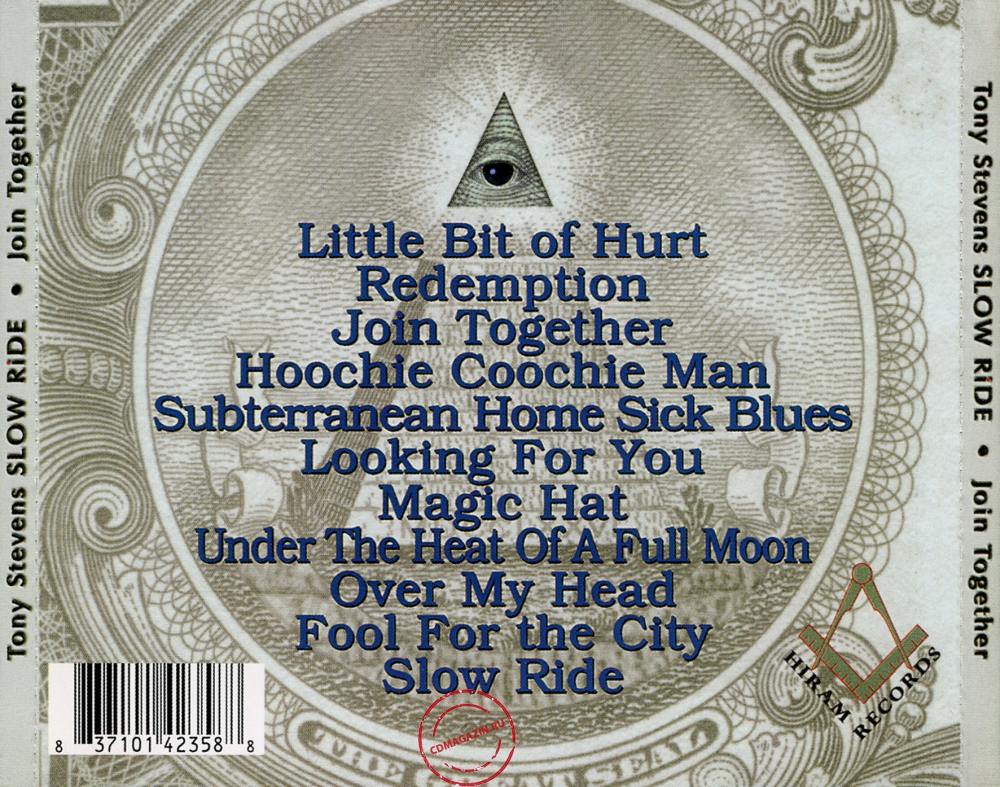 Audio CD: Tony Stevens Slow Ride (2008) Join Together Audio CD: Tony Stevens Slow Ride (2008) Join Together