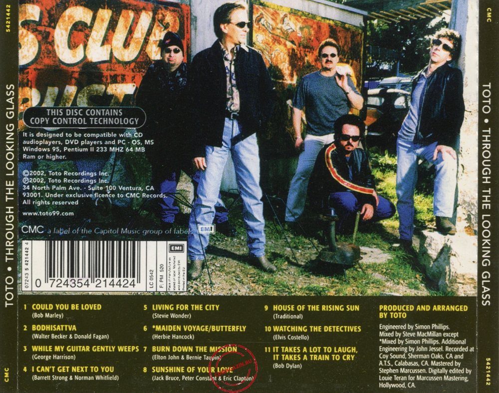 Audio CD: Toto (2002) Through The Looking Glass Audio CD: Toto (2002) Through The Looking Glass