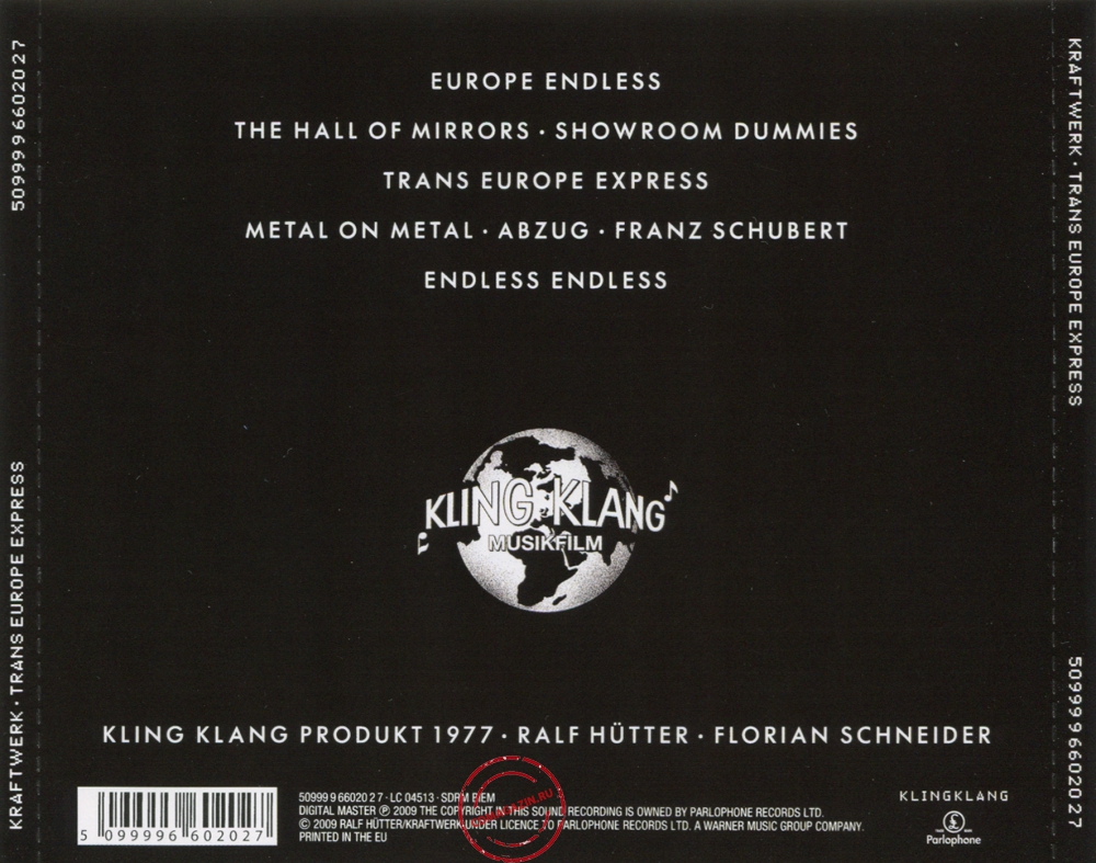 Audio CD: Kraftwerk (1977) Trans Europe Express
