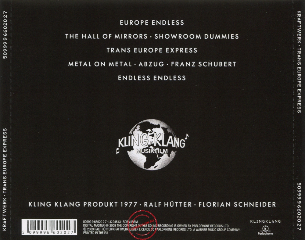 Audio CD: Kraftwerk (1977) Trans Europe Express Audio CD: Kraftwerk (1977) Trans Europe Express