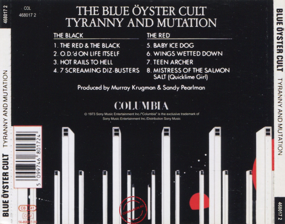 Audio CD: Blue Oyster Cult (1973) Tyranny And Mutation