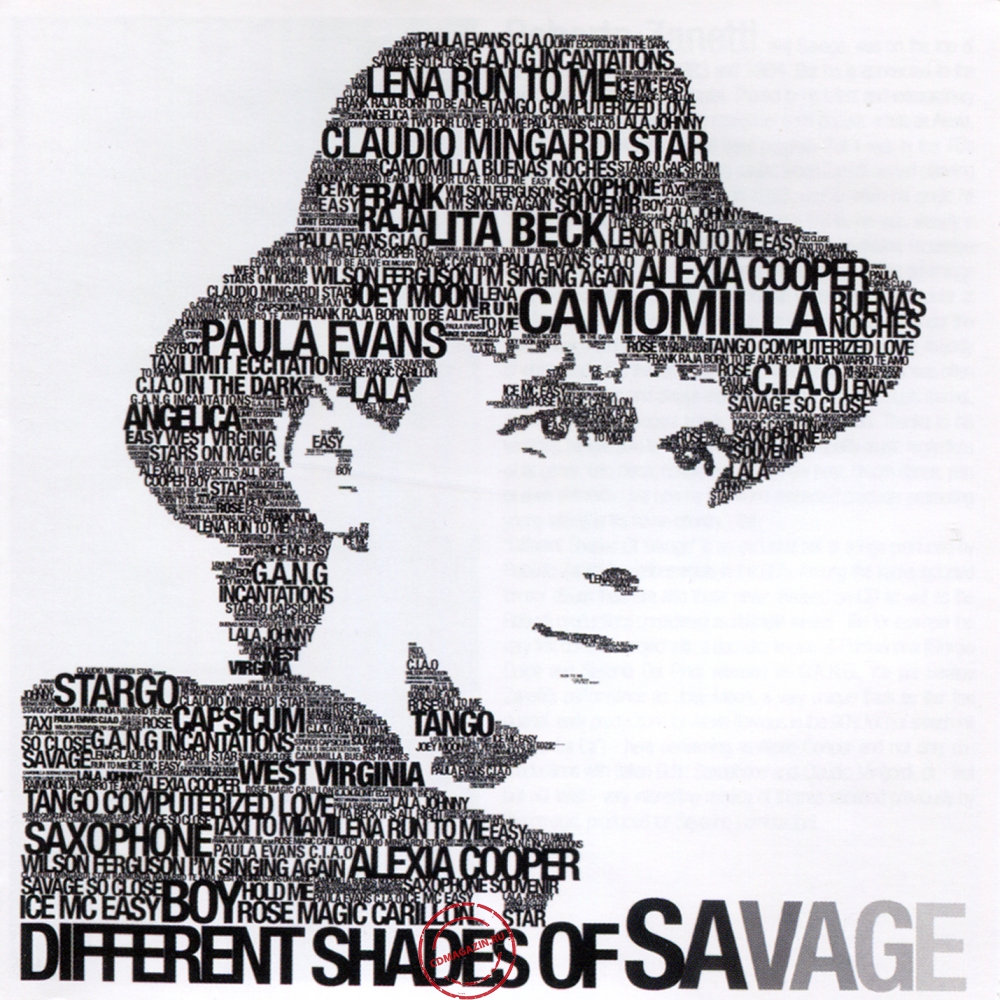 Audio CD: VA Different Shades Of Savage (2011) Compilation Audio CD: VA Different Shades Of Savage (2011) Compilation
