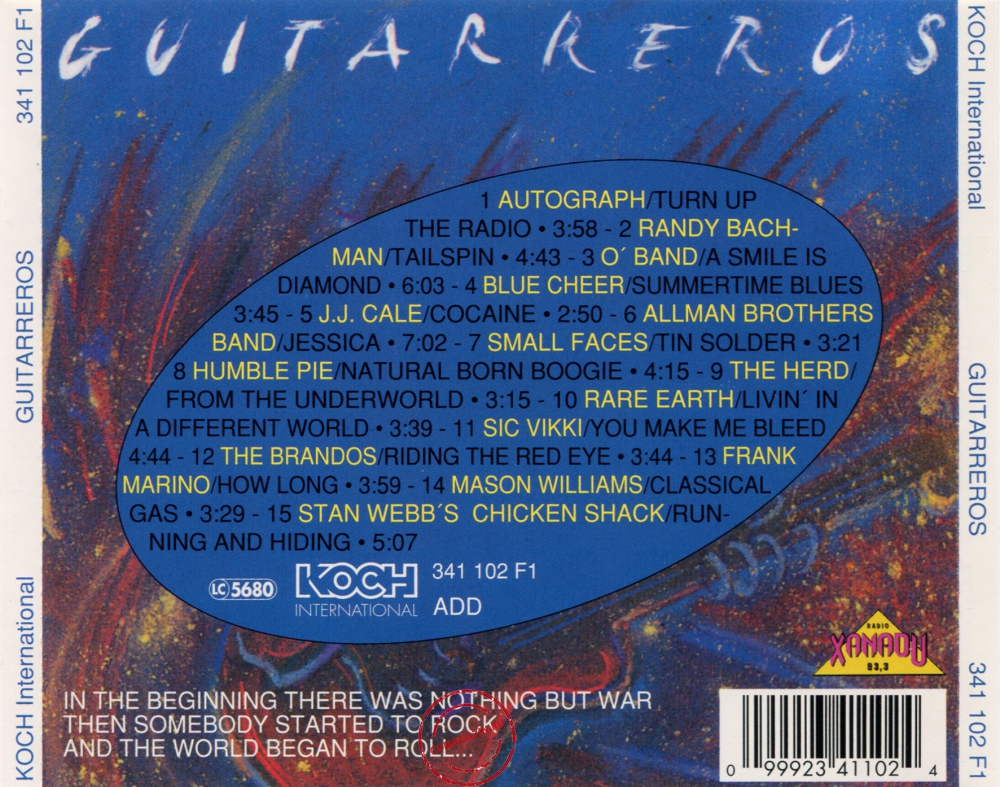 Audio CD: VA Guitarreros (1993) Compilation