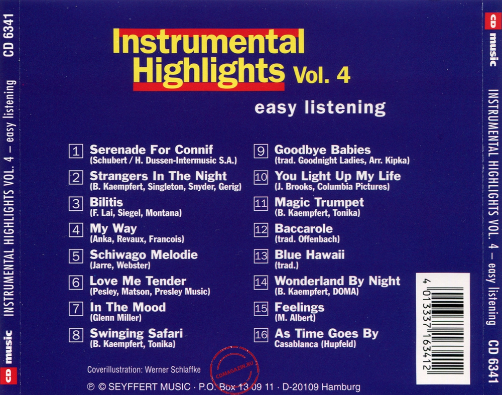 Audio CD: VA Instrumental Highlights (0) Vol. 4