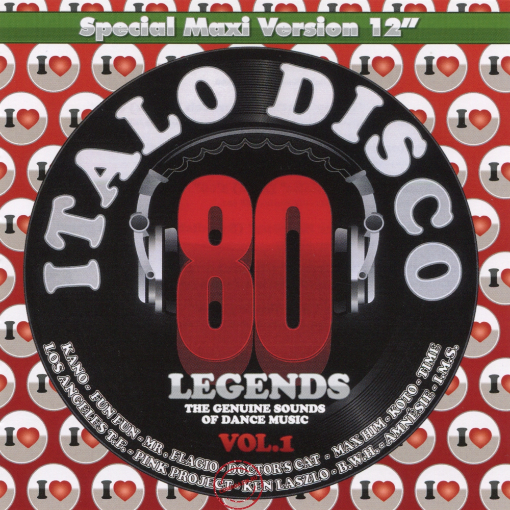 Audio CD: VA Italo Disco Legends (2011) Vol. 1 Audio CD: VA Italo Disco Legends (2011) Vol. 1