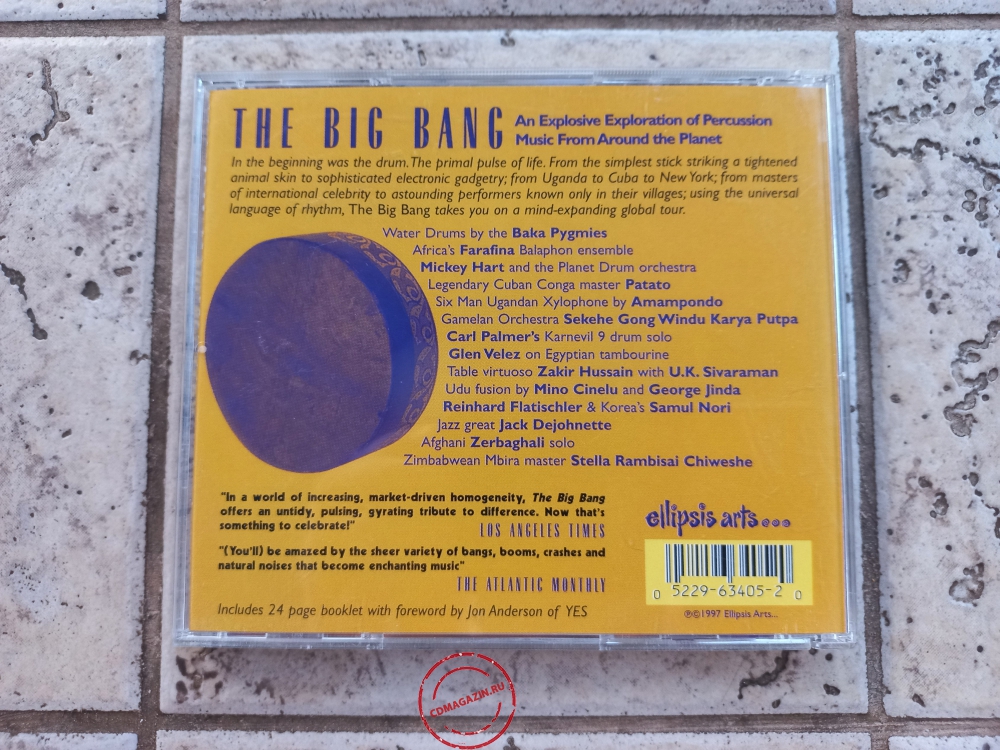 Audio CD: VA The Big Bang (1997) The Best Of Ellipsis Arts...