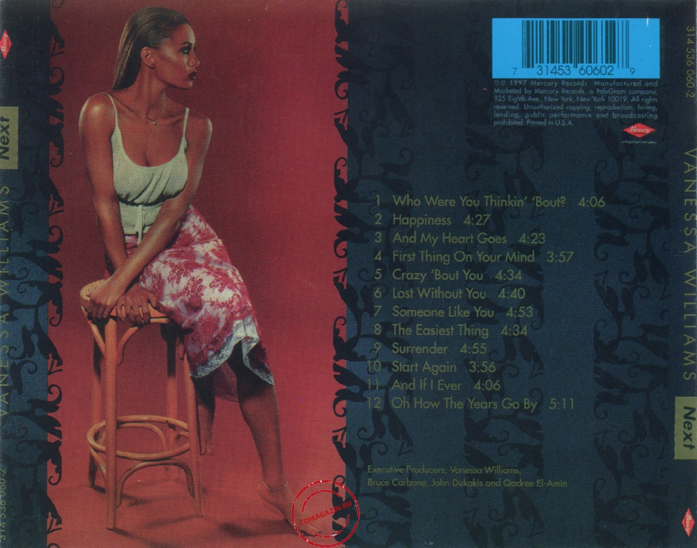 Audio CD: Vanessa Williams (1997) Next Audio CD: Vanessa Williams (1997) Next
