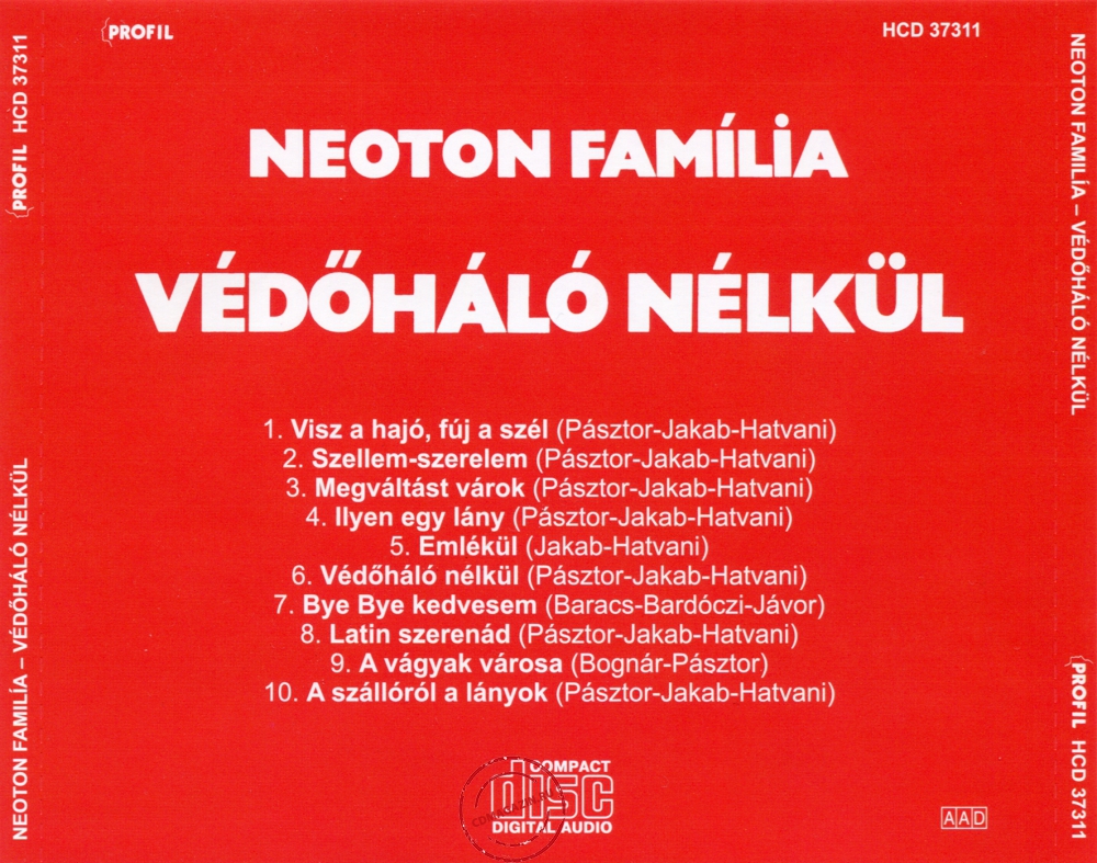 Audio CD: Neoton Familia (Newton Family) (1987) Vedohalo Nelkul Audio CD: Neoton Familia (Newton Family) (1987) Vedohalo Nelkul
