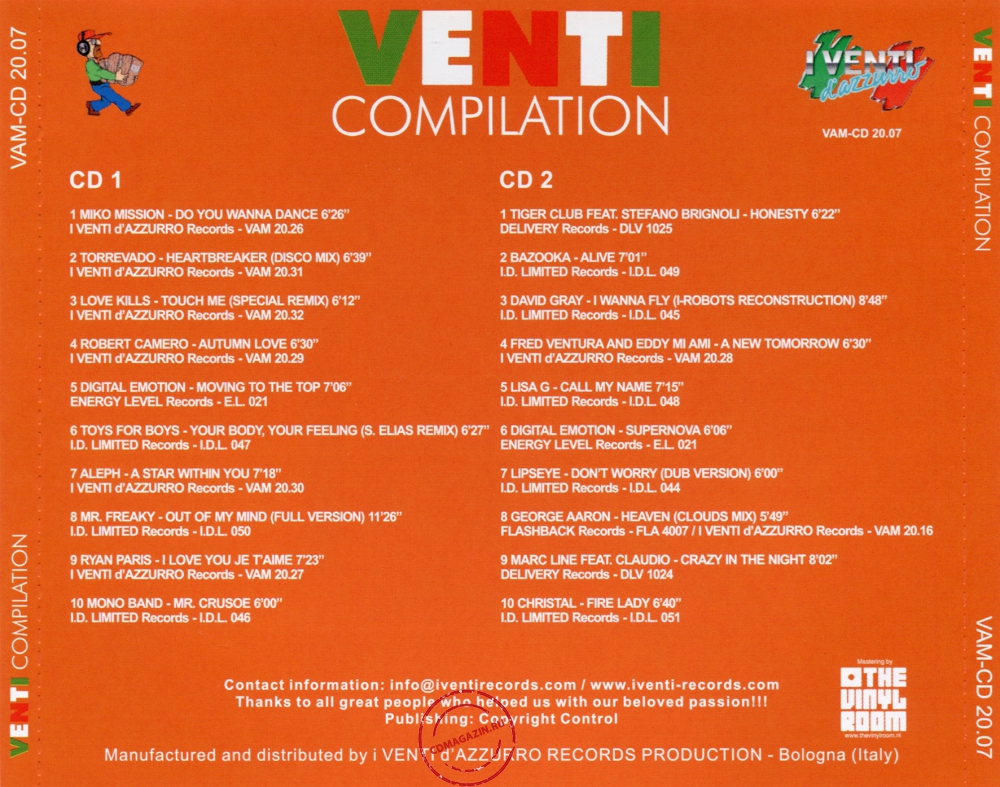 Audio CD: VA Venti Compilation (2021) Vol. 7