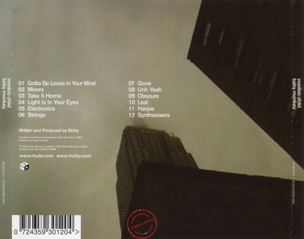 Audio CD: Voodoo Child (2004) Baby Monkey