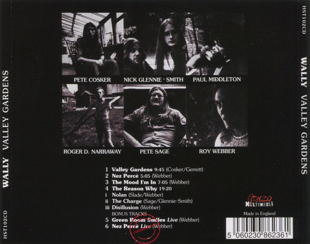 Audio CD: Wally (3) (1975) Valley Gardens Audio CD: Wally (3) (1975) Valley Gardens