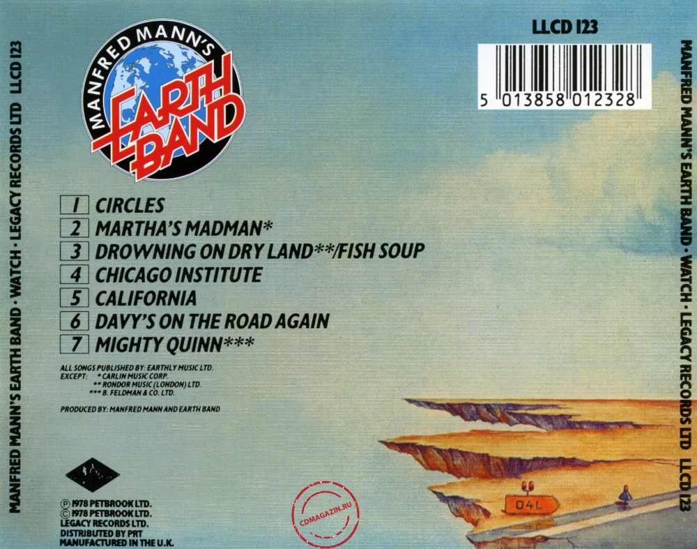 Audio CD: Manfred Mann's Earth Band (1978) Watch