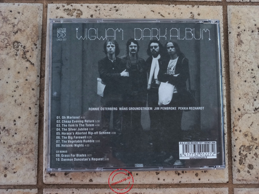 Audio CD: Wigwam (3) (1977) Dark Album