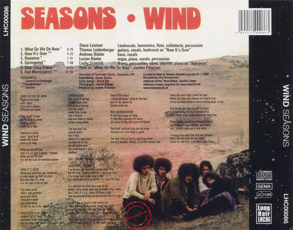 Audio CD: Wind (5) (1971) Seasons