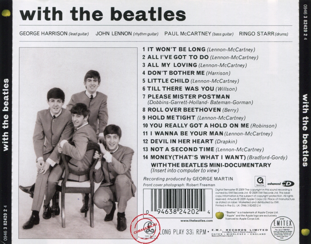 Audio CD: Beatles (1963) With The Beatles