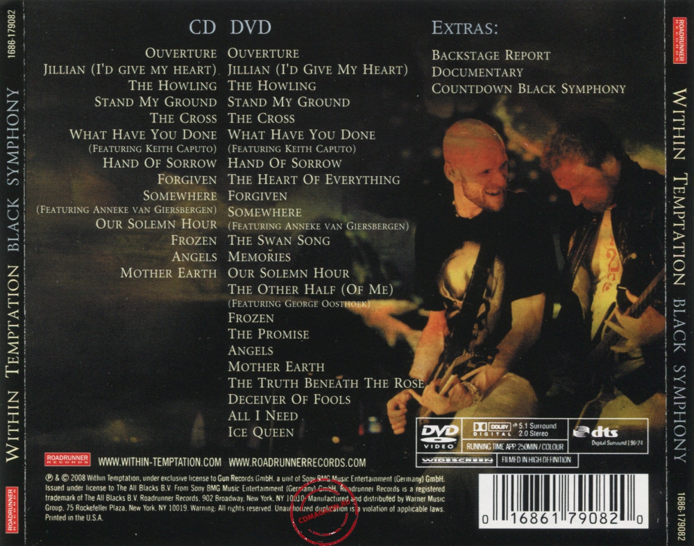 Audio CD: Within Temptation (2008) Black Symphony