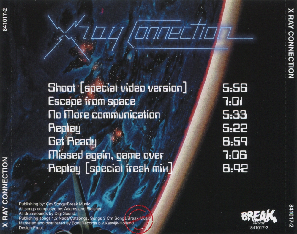 Audio CD: X-Ray Connection (1984) X Ray Connection