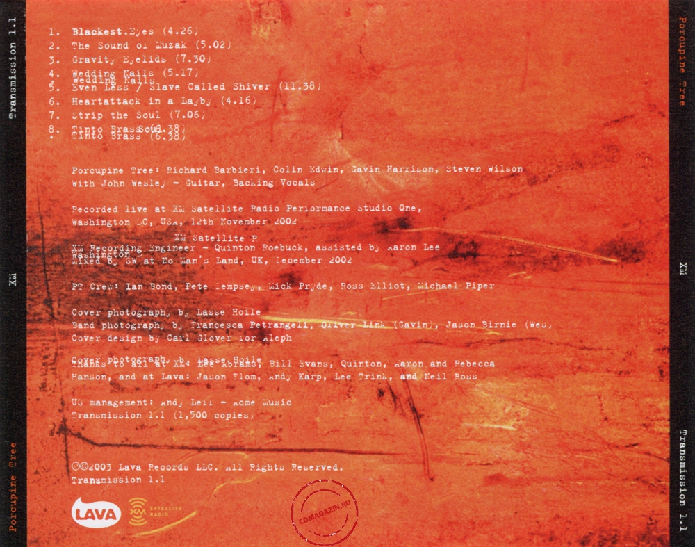Audio CD: Porcupine Tree (2003) XM