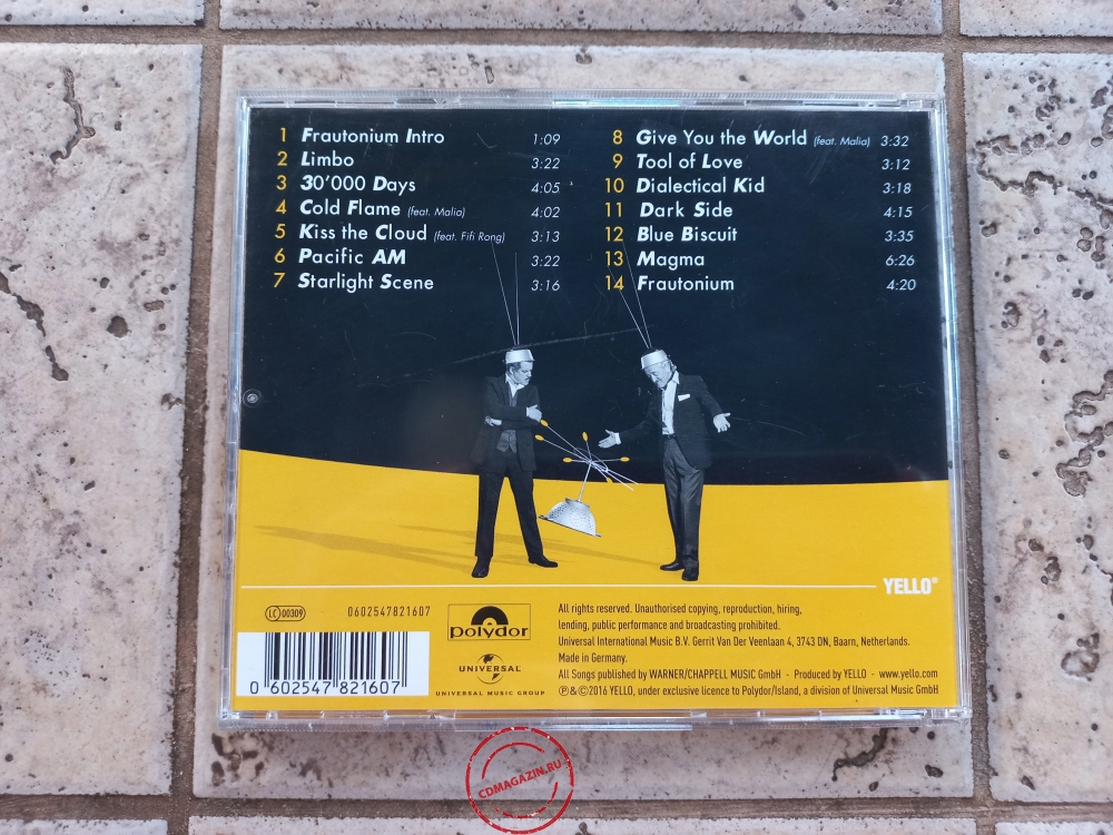 Audio CD: Yello (2016) Toy Audio CD: Yello (2016) Toy