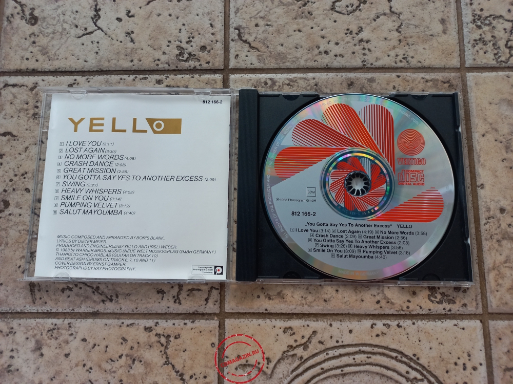 Audio CD: Yello (1983) You Gotta Say Yes To Another Excess